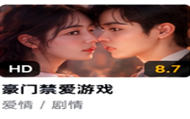 豪门慕爱游戏短剧封面
